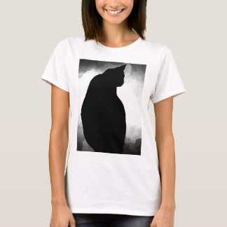 Black Cat Silhouette T - Shirt