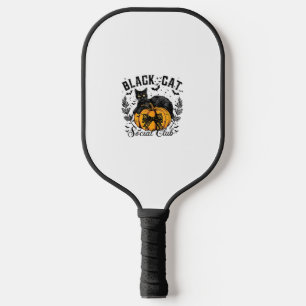 Black Cat Social Club, Halloween, Coquette, Gothic Pickleball Schläger