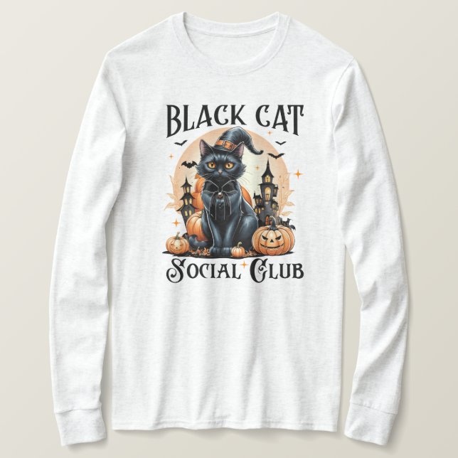 Black Cat Social Club Shirt (Design vorne)