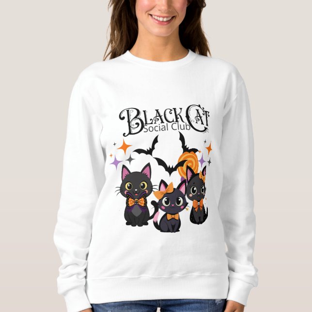 Black Cat Society T - Shirt (Vorderseite)