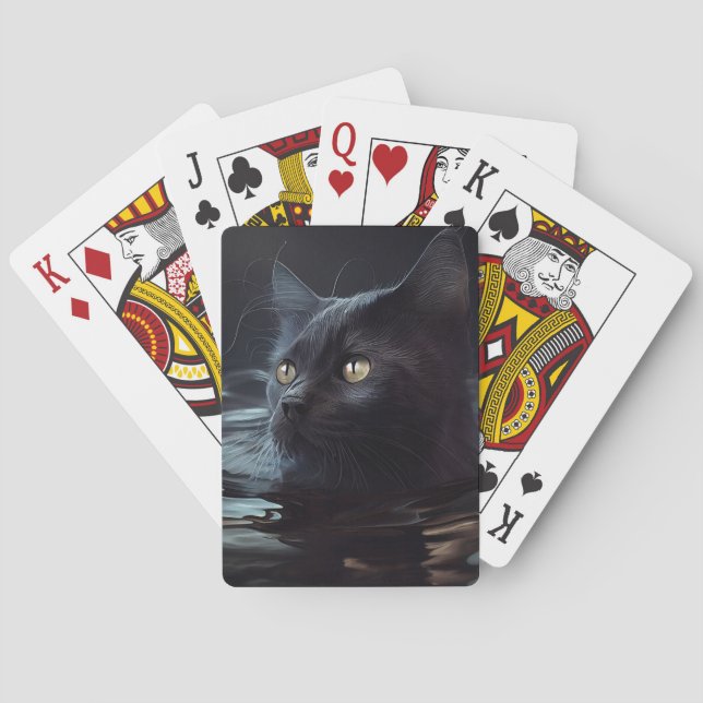 Black Cat Spielkarten (Rückseite)