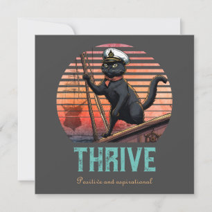 Black Cat Sunset: Eine Reise zum Gedeihen Einladung