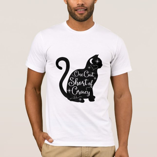 Black Cat T - Shirt (Vorderseite)