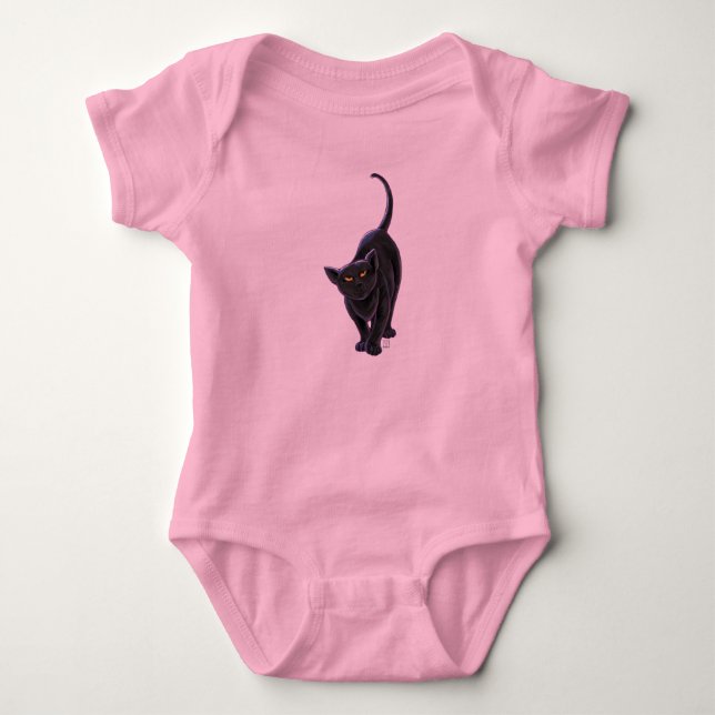 Black Cat T - Shirt (Vorderseite)