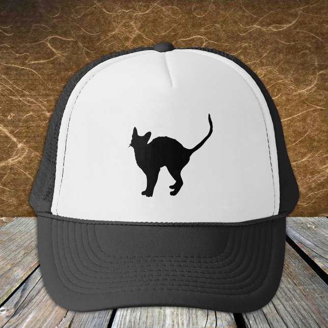 Black Cat - Trucker Hat Truckerkappe (Von Creator hochgeladen)