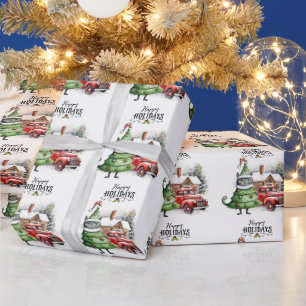 Black Cat Weihnachten für Katzen Liebhaber Geschenkpapier