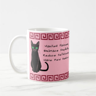Black Cat Wisdom Tasse