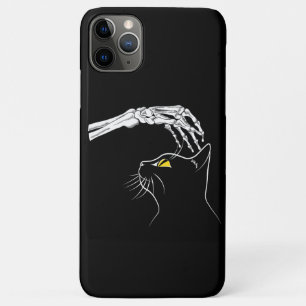 Black Cat With Skeleton Hand Halloween Spooky Case-Mate iPhone Hülle
