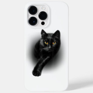 Black Cat Yellow Eyes T - Shirt Cats T-Shirt Case-Mate iPhone 14 Pro Max Hülle
