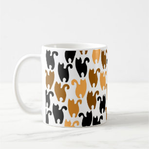 Black Cats and Friends Tasse