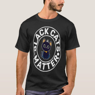 Black Cats Materie Tierrechte Kitten Klaw Brei T-Shirt
