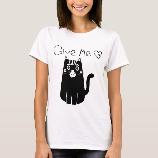 Black Cats Rule T-Shirt (Vorderseite)
