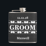 Black Chalkboard The Trauzeuge Wedding Flachmann<br><div class="desc">Das ist Black Chalkboard Trauzeuge Modern Flask. Diese Flasenfunktion ist ein Hintergrund für schwarze Chalkboards. Es ist vollständig anpassbar. Es ist ein einzigartiges Geschenk,  das perfekt für Hochzeiten,  Geburtstage und besondere Veranstaltungen geeignet ist.</div>