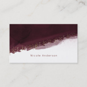 Black Cherry Watercolor Golden Traumstrecke Airolo Visitenkarte