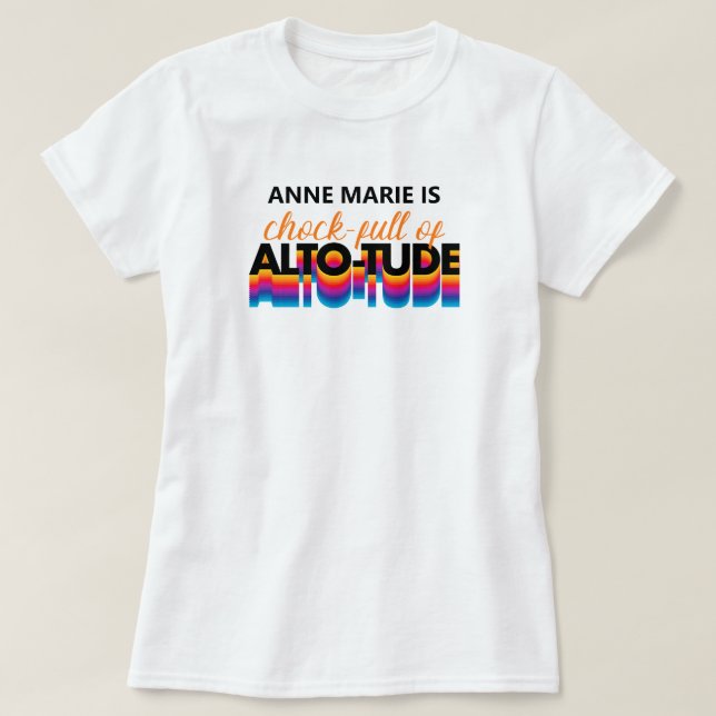 Black Chock Full von Alto-Tude T-Shirt (Design vorne)