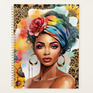 Black Christian woman African American melanin sis Planer
