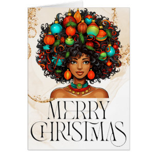 Black Christmas Sista Melanin Queen Women Xmas