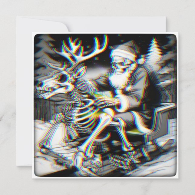 Black Christmas (trineo). Karte (Vorderseite)