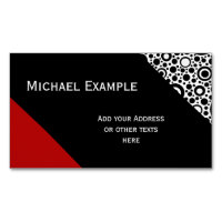 Black Circle & Polka Dots Pattern + Ihre Ideen