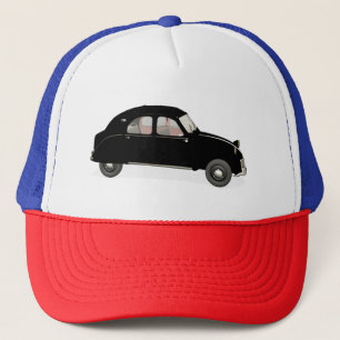 Black Citroen 2CV Truckerkappe