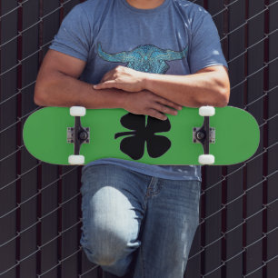 Black Clover Green Skateboard