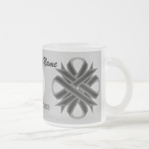Black Clover Ribbon Tmpl von Kenneth Yoncich Mattglastasse