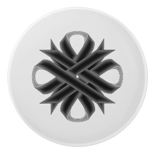 Black Clover Ribbon von Kenneth Yoncich Keramikknauf