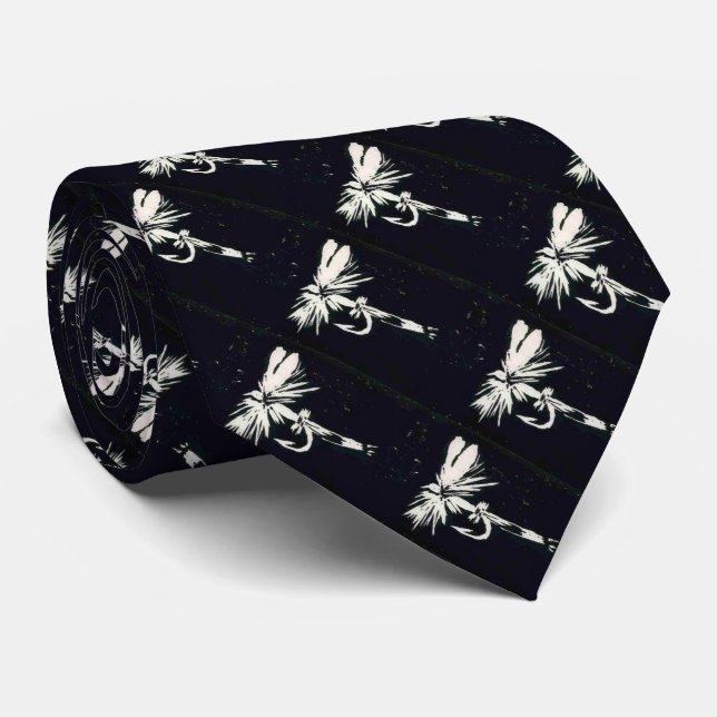 "Black Coachman" Trout Fly Krawatte (Gerollt)