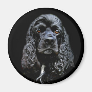 Black Cocker Spanel Magnet