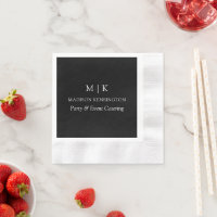 Black Cocktail für Monogram oder Logo hinzufügen