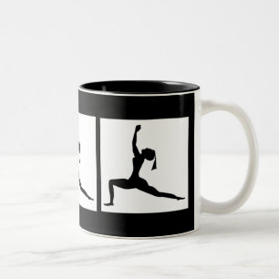 Black Coffee Cup Zweifarbige Tasse