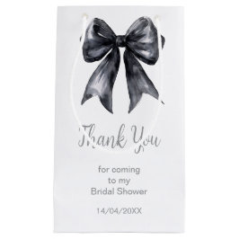 Black Coquette Bow Brautparty Kleine Geschenktüte