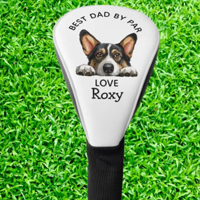 Black Corgi Welppy-Geschenk Golf Headcover (find the perfect presents for your golf-loving friends and elevate their game.)