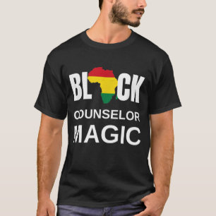 Black Counselor Magic Black History Monte Counseli T-Shirt