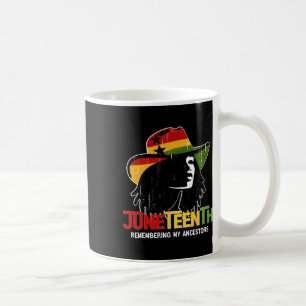 Black Cowgirl 1865 Ancestor Black Freedom Day Kaffeetasse