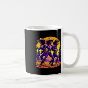 Black Cowgirl Texas Western Rodeo Melanin Black Hi Kaffeetasse