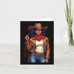 Black Cowgirl Texas Western Rodeo Melanin Black Hi Karte