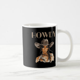 Black Cowgirl Western Rodeo Melanin Juneteenth Tex Kaffeetasse