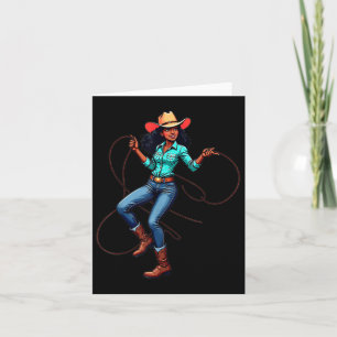 Black Cowgirls Melanin Women Western Rodeo Texas W Karte