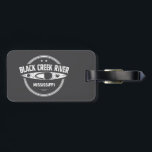 Black Creek River Mississippi Kayaking Gepäckanhänger<br><div class="desc">Der Schwarze Creek Wild und der Landschaftliche Fluss liegt im Nationalwald von Mississippi De Soto und wurde 1986 vom Kongress zum ersten und einzigen Wilden und Landschaftlichen Fluss in Mississippi erklärt. Es ist bekannt für seine Wildnis und ist ein beliebtes Ziel für Paddeln, Camping und Naturgenuss.</div>