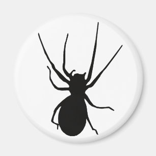 Black Creepy Spider Magnet