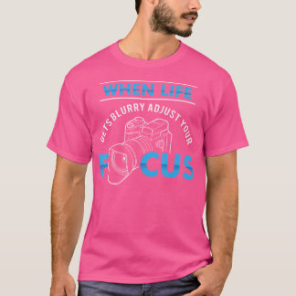 Black Crew Neck Modern Casual Photography T-Shirt