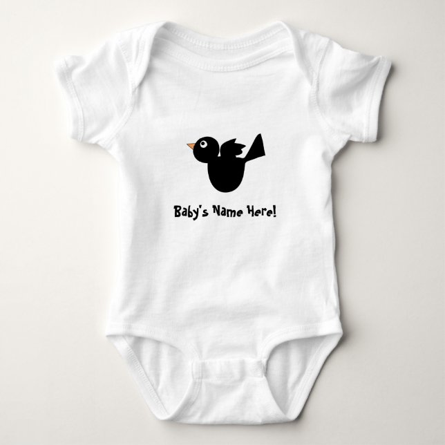 Black Crow: Baby-Strampler Baby Strampler (Vorderseite)