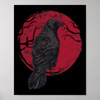 Black Crow Witchcraft Occult Gothic Creepy Hallowe