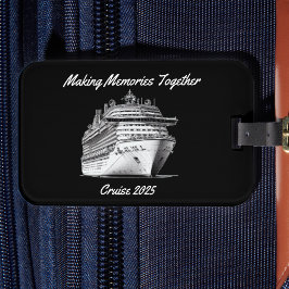 Black Cruze Erinnerungen PERSONALISIEREN Gepäckanh Gepäckanhänger