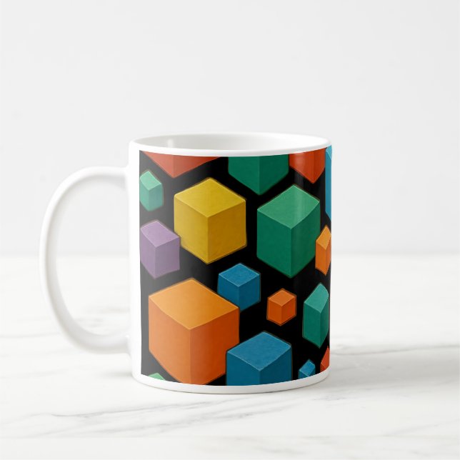 Black cube Mug (Gauche)