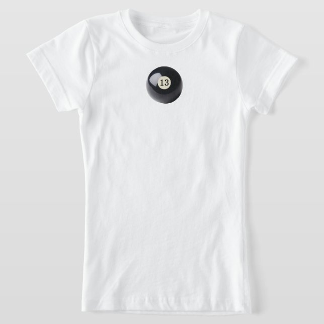 Black Cue Ball 13 T-Shirt (Ablage )