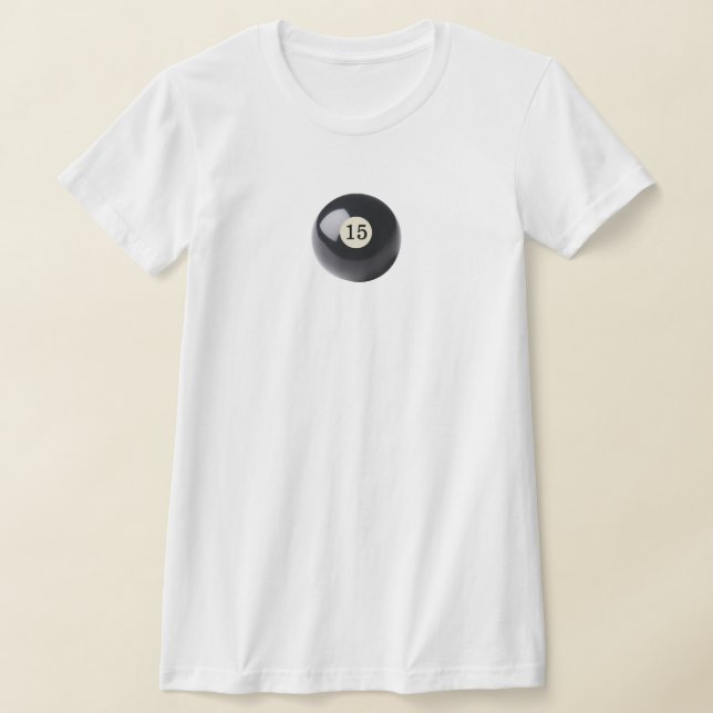 Black Cue Ball 15 T-Shirt (Ablage )