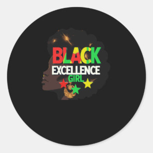 Black Culture Black History Period Sticker1 Runder Aufkleber