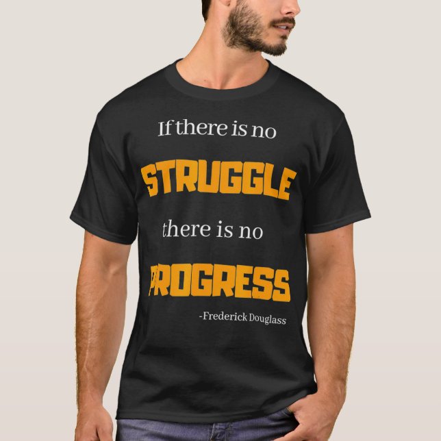 Black Culture History T Frederick Douglass  T-Shirt (Vorderseite)